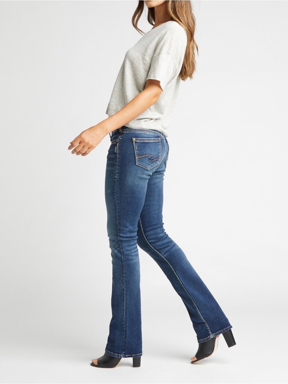 Silver Suki Slim Bootcut Jeans